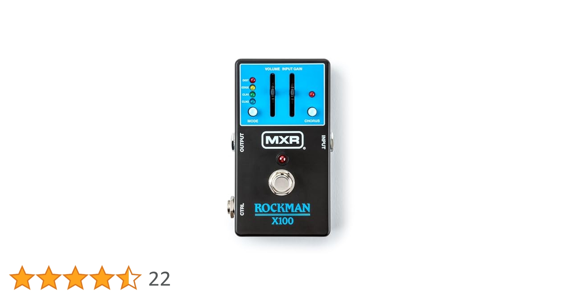 Amazon | MXR MX100 ROCKMAN X100 ANALOG TONE PROCESSOR